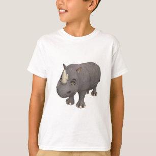 Tecknadnoshörning T-shirt