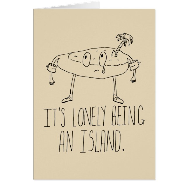 Tecknadö Hälsningskort (Framsidan)