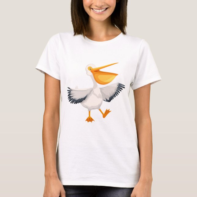 Tecknadpelikan T Shirt (Framsida)
