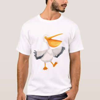 Tecknadpelikan T Shirt