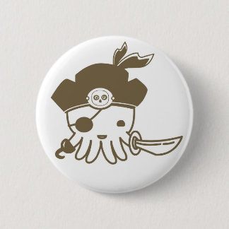 Tecknadpiratbläckfisken knäppas knapp