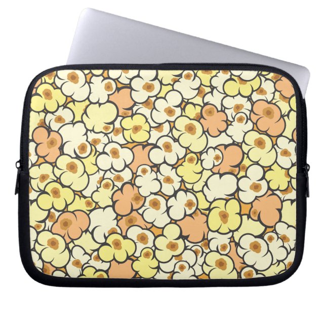 TecknadPopcorn Laptop Sleeve (Framsidan)