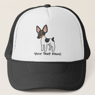 TecknadråttaTerrier/leksakfoxterrier Truckerkeps