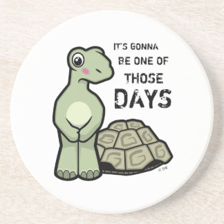 TecknadSnäcka-mindresköldpadda Underlägg Sandsten