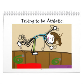 Tecknadsportkalender 2013: Tri-ing att vara Kalender