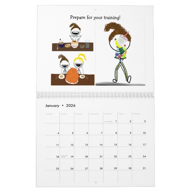 Tecknadsportkalender 2013: Tri-ing att vara Kalender (Jan 2026)