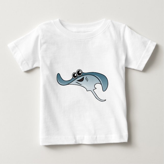 TecknadStingray T Shirt (Framsida)