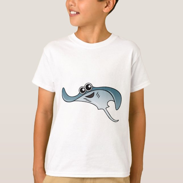TecknadStingray T-shirt (Framsida)