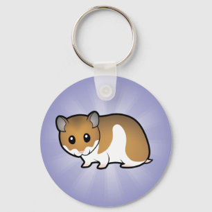 TecknadsyrianHamster Nyckelring