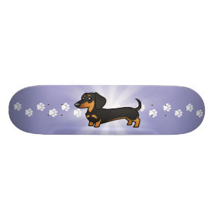 Tecknadtax (släta laget), skateboard bräda 19,5 cm
