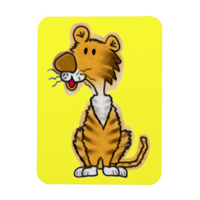 Tecknadtiger Magnet (Vertikal)