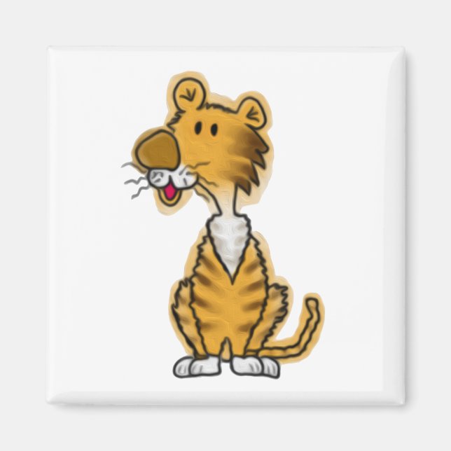 Tecknadtiger Magnet (Framsidan)