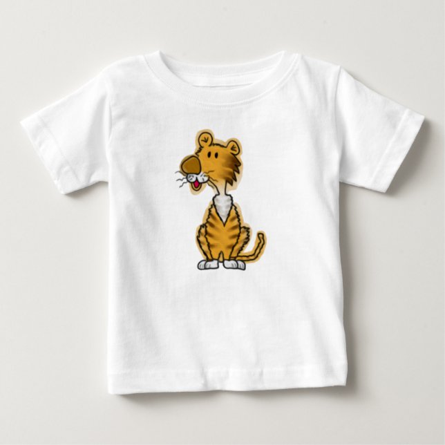 Tecknadtiger Tee (Framsida)