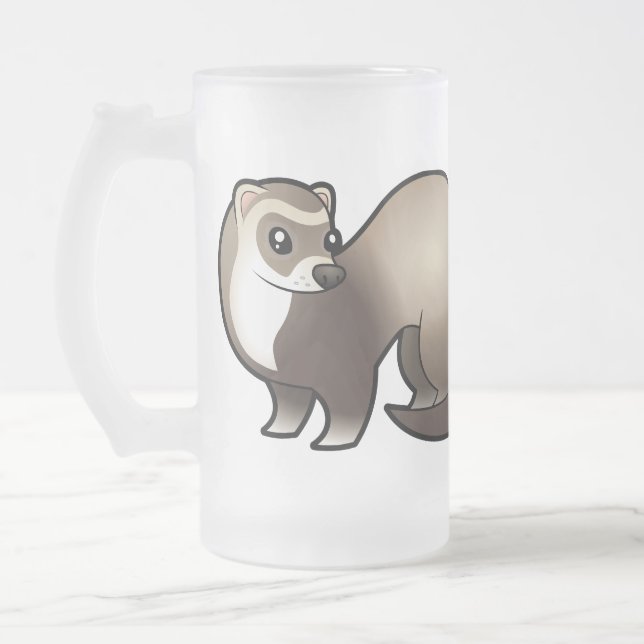 Tecknadvessla Frostat Ölglas (Vänster)