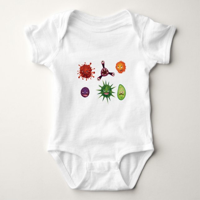 Tecknadvirus Tee (Framsida)