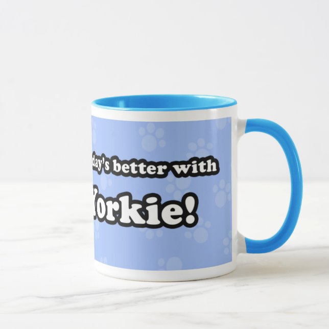 TecknadYorkie mugg (Höger)