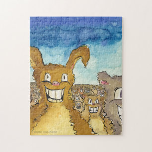 Tecknarna kommer med Tecknad Pussel