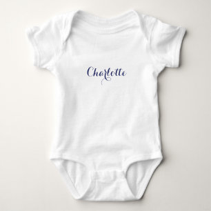 Tecknet anpassat namn, vit, vit t shirt