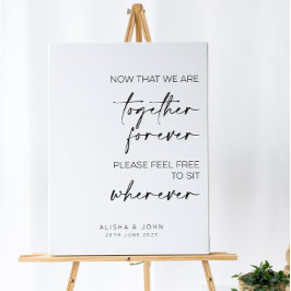 Tecknet "Öppna sätet Bröllop" // Ingen sätesplan Canvastryck