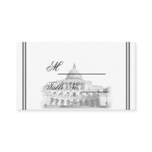 Tecknet Washington DC Destinationsplats för bröllo