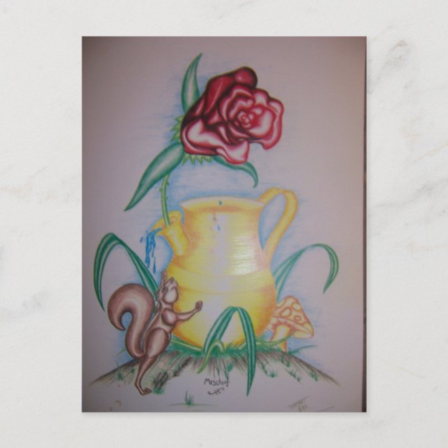 teckning 015 vykort (Framsida)