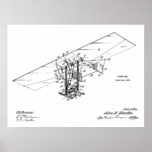Teckning 1912 för konst för patent för poster