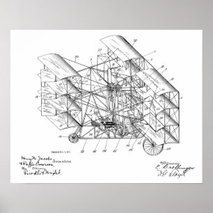 Teckning 1917 för konst för patent för poster