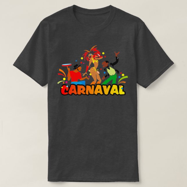Teckning A Cidade Brazilian Carnival carnival tjoc T Shirt (Design framsida)