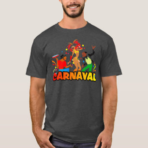 Teckning A Cidade Brazilian Carnival carnival tjoc T Shirt