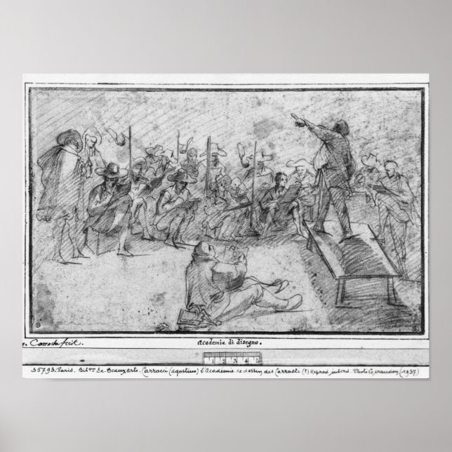 Teckning akademi poster (Framsidan)