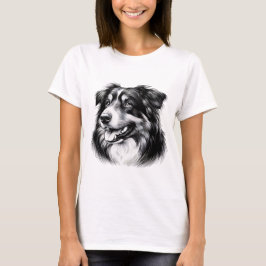 Teckning Australian shepherd T Shirt