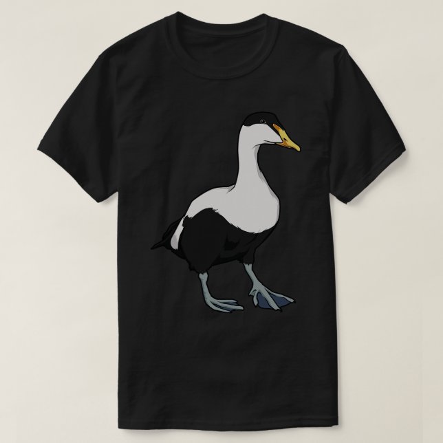 Teckning av en ejder t shirt (Design framsida)
