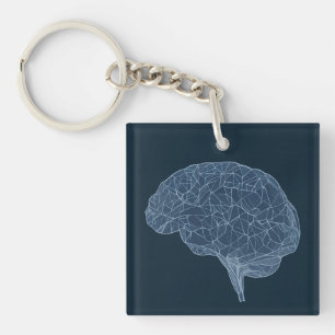 Teckning av polygonalt hjärna - neuronnätverk