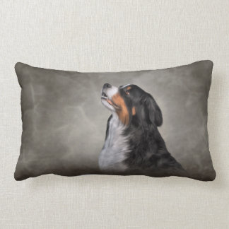 Teckning Bernese Mountain Hund Lumbarkudde