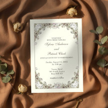 Teckning blommor, elfenbenstorn, bröllop