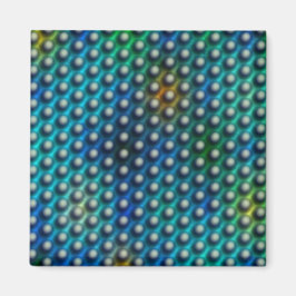 Teckning cirklar som ser ut som sfärer eller hål magnet