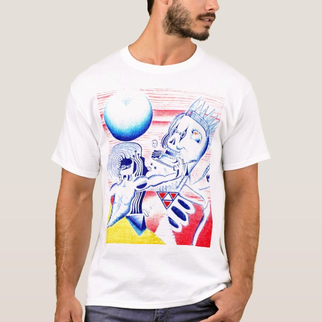 Teckning: Dead Kung Revelation - T-Shirt (svart) (Framsida)