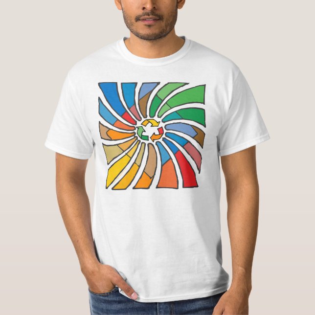 Teckning för Återvinna T Shirt (Framsida)