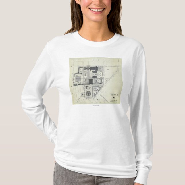 Teckning för begrepp för utrymmenål flyg- tee shirt (Framsida)