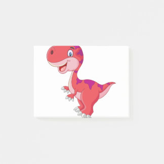 teckning för Dinosaur 9.Tyrannosaurus - dinosaur Post-it Block