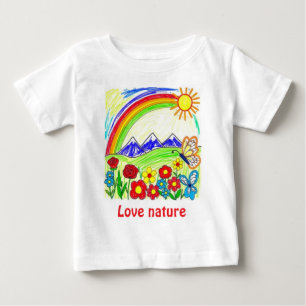 Teckning för Nature Älskare T Shirt