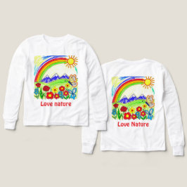 Teckning för Nature Älskare T Shirt