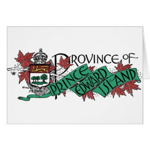Teckning för Prince Edward Island Hälsningskort