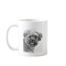 Teckning för Yorkie blandningkol