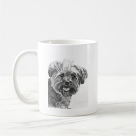 Teckning för Yorkie blandningkol Kaffemugg