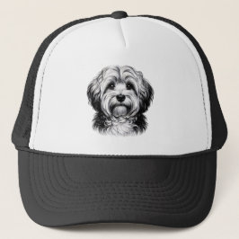 Teckning Havanese Hund Keps