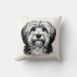 Teckning Havanese Hund Kudde