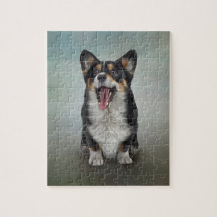 Teckning Hund aveln Welsh Corgi Pussel