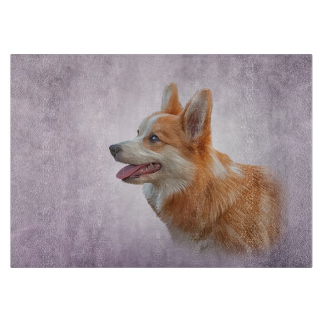 Teckning Hund Welsh Corgi (Framsidan)