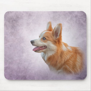 Teckning Hund Welsh Corgi Musmatta